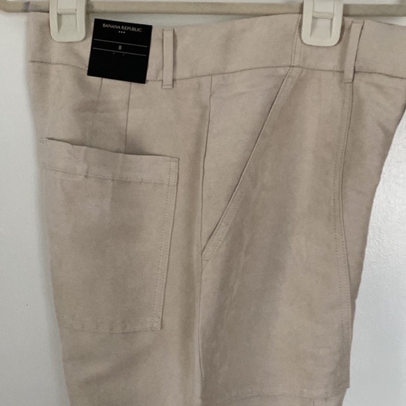 Banana Republic vegan suede pants, size 8 NWT - Picture 2 of 11